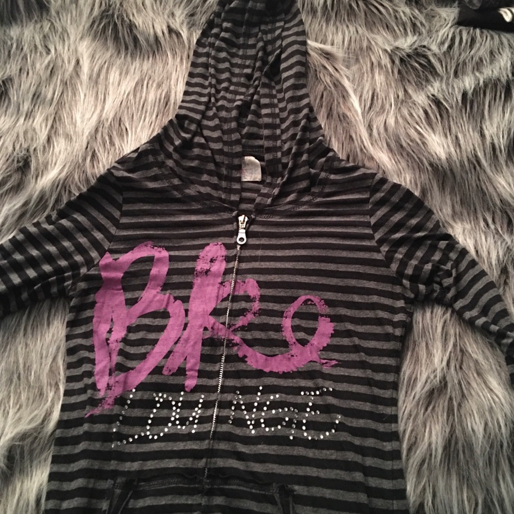 Thin Striped Hoodie